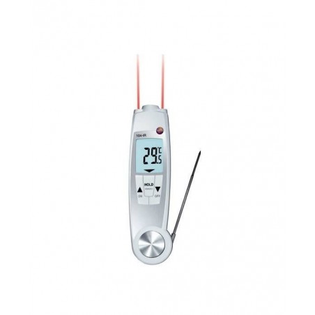 Thermomètre de pénétration repliable et infrarouge testo 104-IR