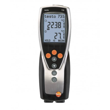 testo 735-2 - Thermomètre de précision à sondes interchangeables et mémoire