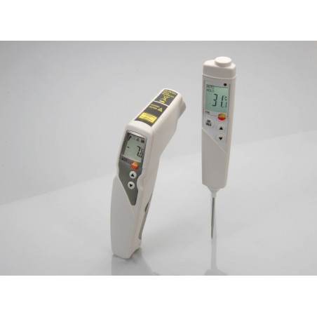 Set testo 831 et 106 - Thermomètre infrarouge et Thermomètre alimentaire