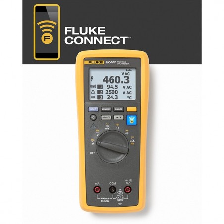FLK-3000FC Multimètre TRMS 1000 Vac/dc, Fluke Connect