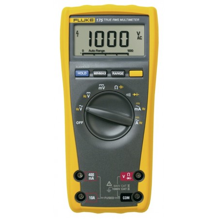 Fluke-175 EGFID Multimètre numérique TRMS 1000 Vac/dc, 10 Aac/dc
