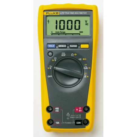 Fluke 177 Multimètre numérique TRMS 1000 Vac/dc 10 Aac/dc, rétroéclairage