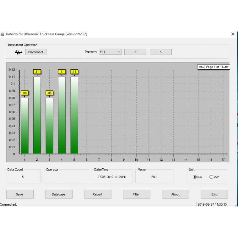 Logiciel de transmission des données SAUTER ATU-04TU