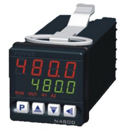 Régulateur de température N480D RPR - 2 relais 1 sortie logique alim. 24V ac/dc