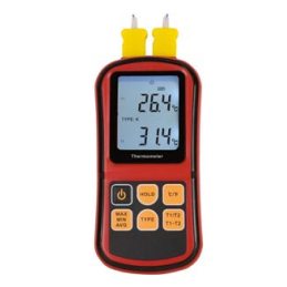 Thermomètre 2 entrées Type K