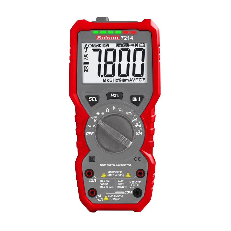 Multimètre industriel – SEFRAM 7214