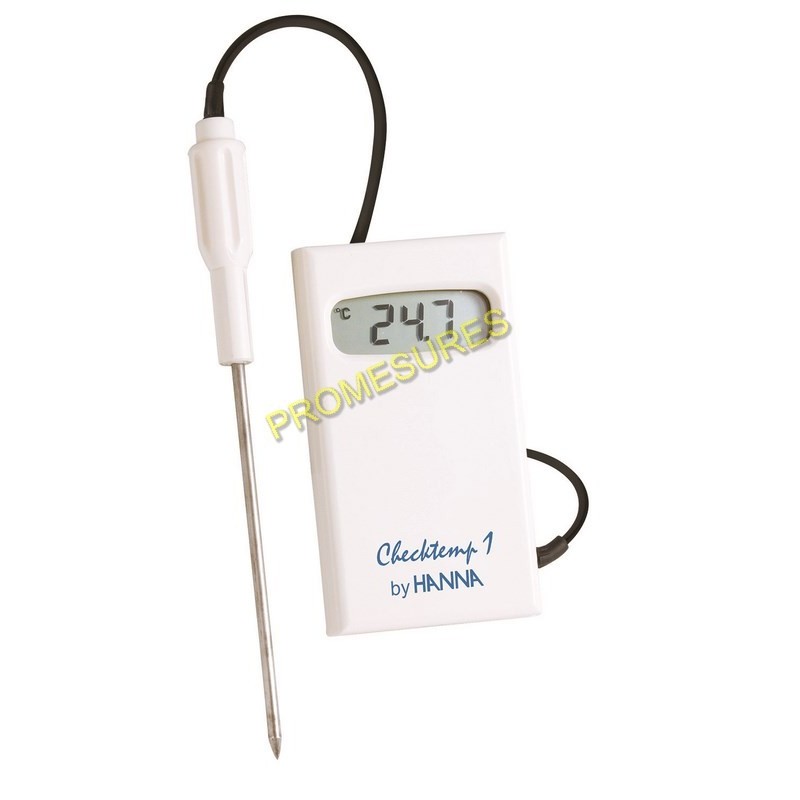 HI 98509 | Thermomètre numérique Hanna Instruments Checktemp 1, 1 voie de mesure, Etalonné RS | RS