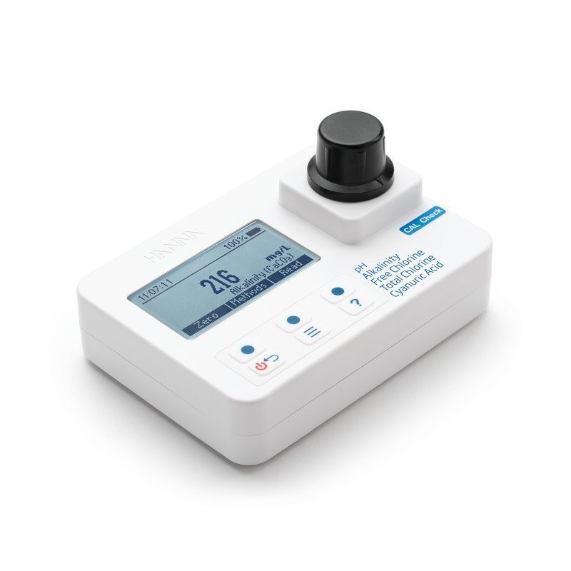 HI97104C - Photomètre multiparamètre alcalinité, acide cyanurique, chlore et pH - Hanna Instruments