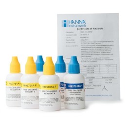 HI93701-F - Réactifs liquides pour photomètres chlore libre 300 tests - Hanna Instruments