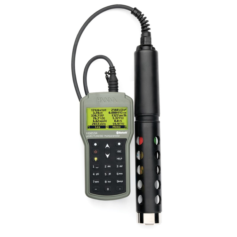 HI98594 - Multiparamètre portatif pH/rédox/EC/turbidité/LDO - Hanna Instruments