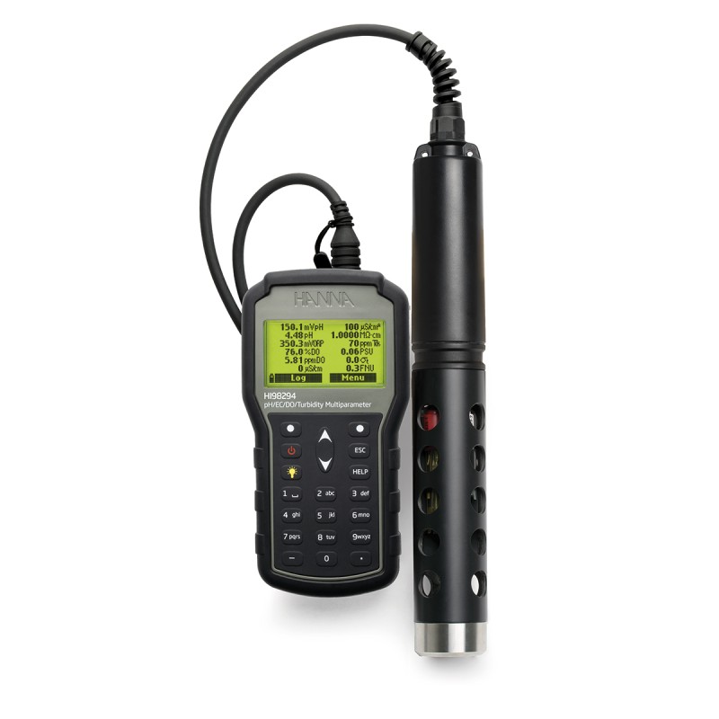 HI98294 - Multiparamètre GPS pH/rédox/ISE/EC/turbidité/OD - Hanna Instruments