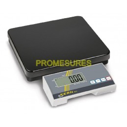 Balance Pour Colis KERN DE 12K1A - Portée 12 Kg, Précision 1 G - Étanche IP65 - Plateau Inox - Idéale Livraison, Entrepôt