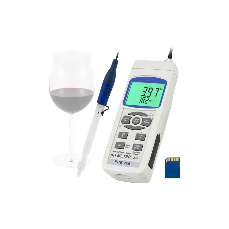pH-mètre pour le vin PCE-228WINE