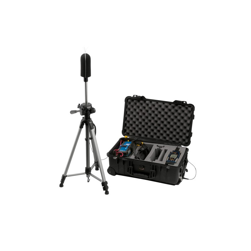 Sonomètre PCE-428-EKIT avec kit pour le bruit en extérieur