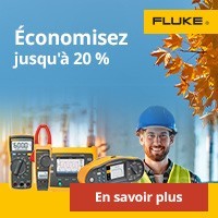 Économisez jusqu’à 20 % sur une sélection de produits Fluke